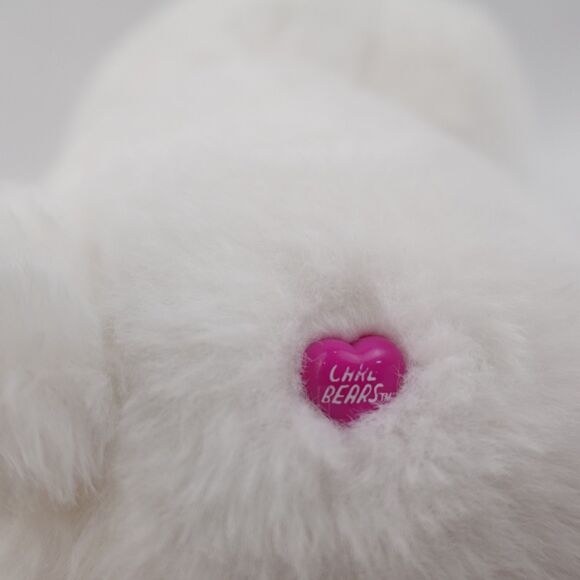 Hello Kitty Care Bears Plush Collab Cross-over Cheer Bear White Red Bow Whiskers - Picture 8 of 14